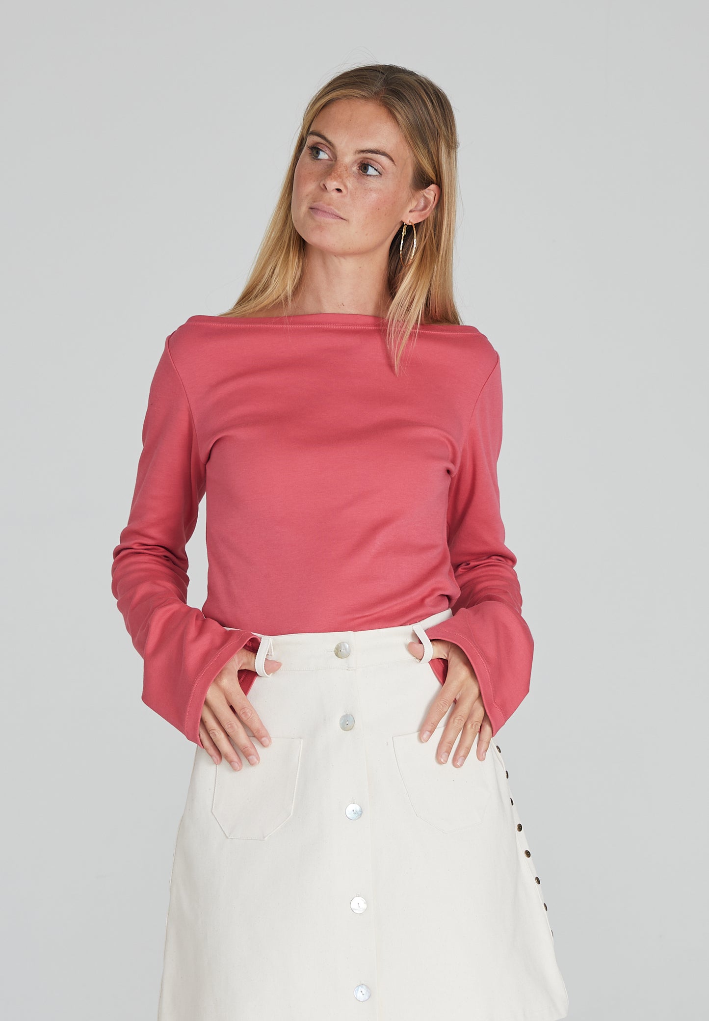 Coral Long Sleeve T-shirt