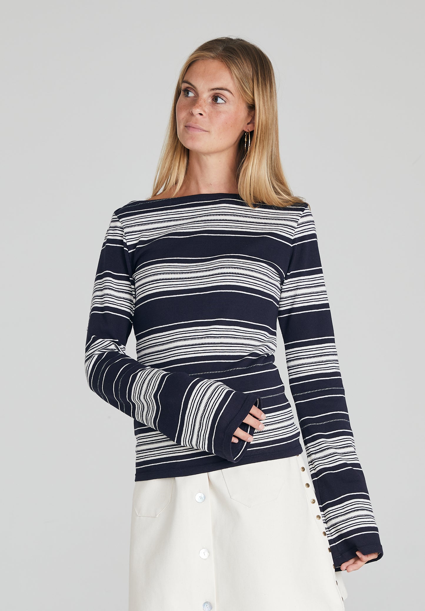 Striped Long Sleeve T-shirt