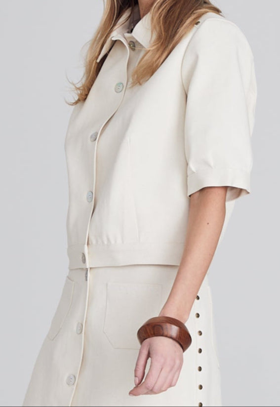 White Denim Jacket