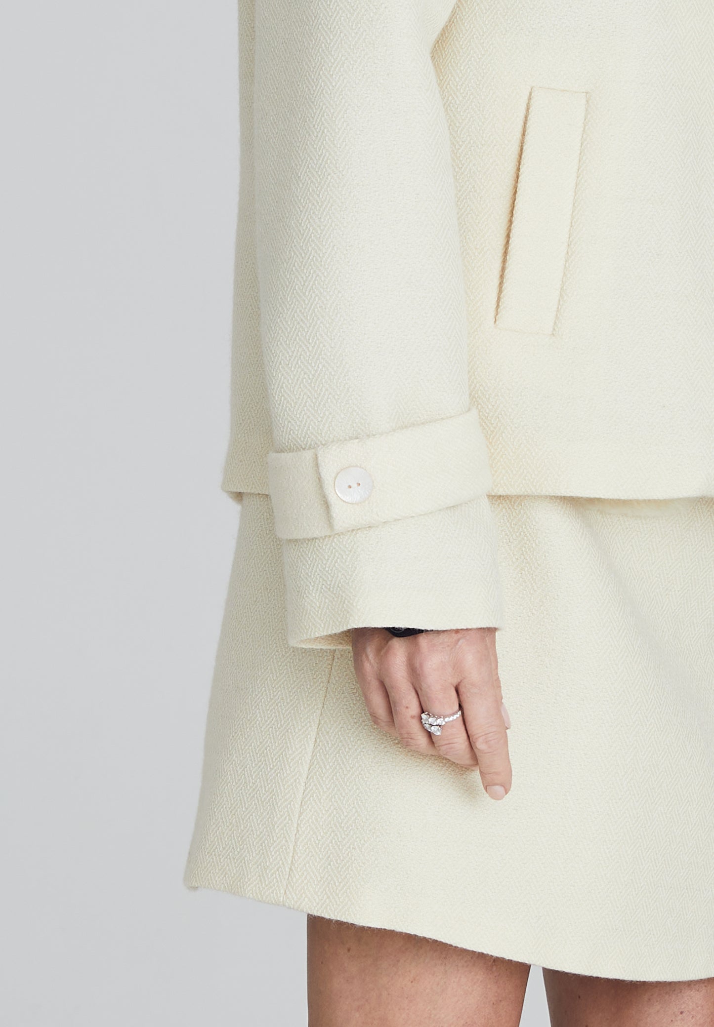 Ivory Wool Jacket