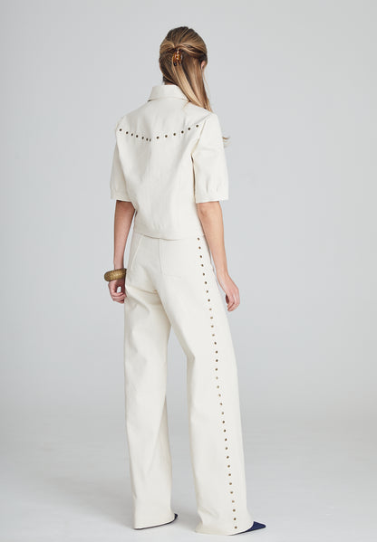 White Denim Jacket