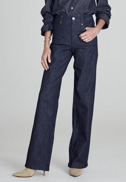 Dark Blue Denim Jeans