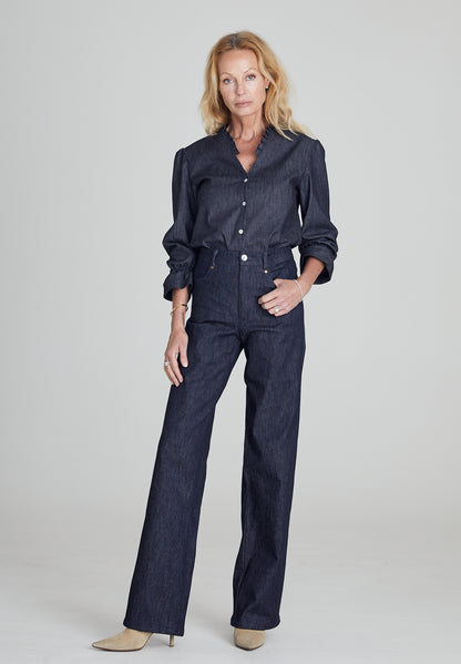 Dark Blue Denim Jeans