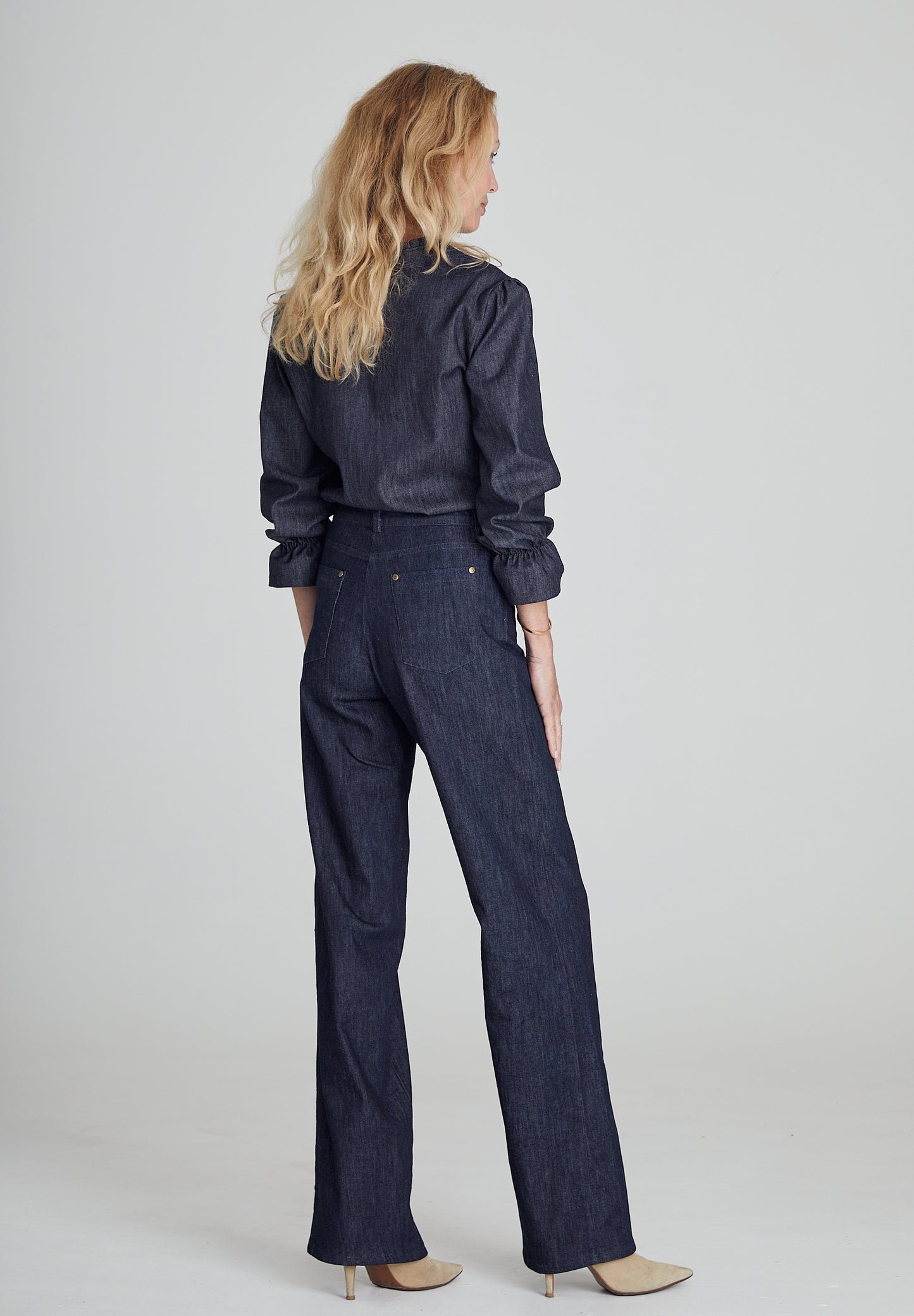 Dark Blue Denim Jeans