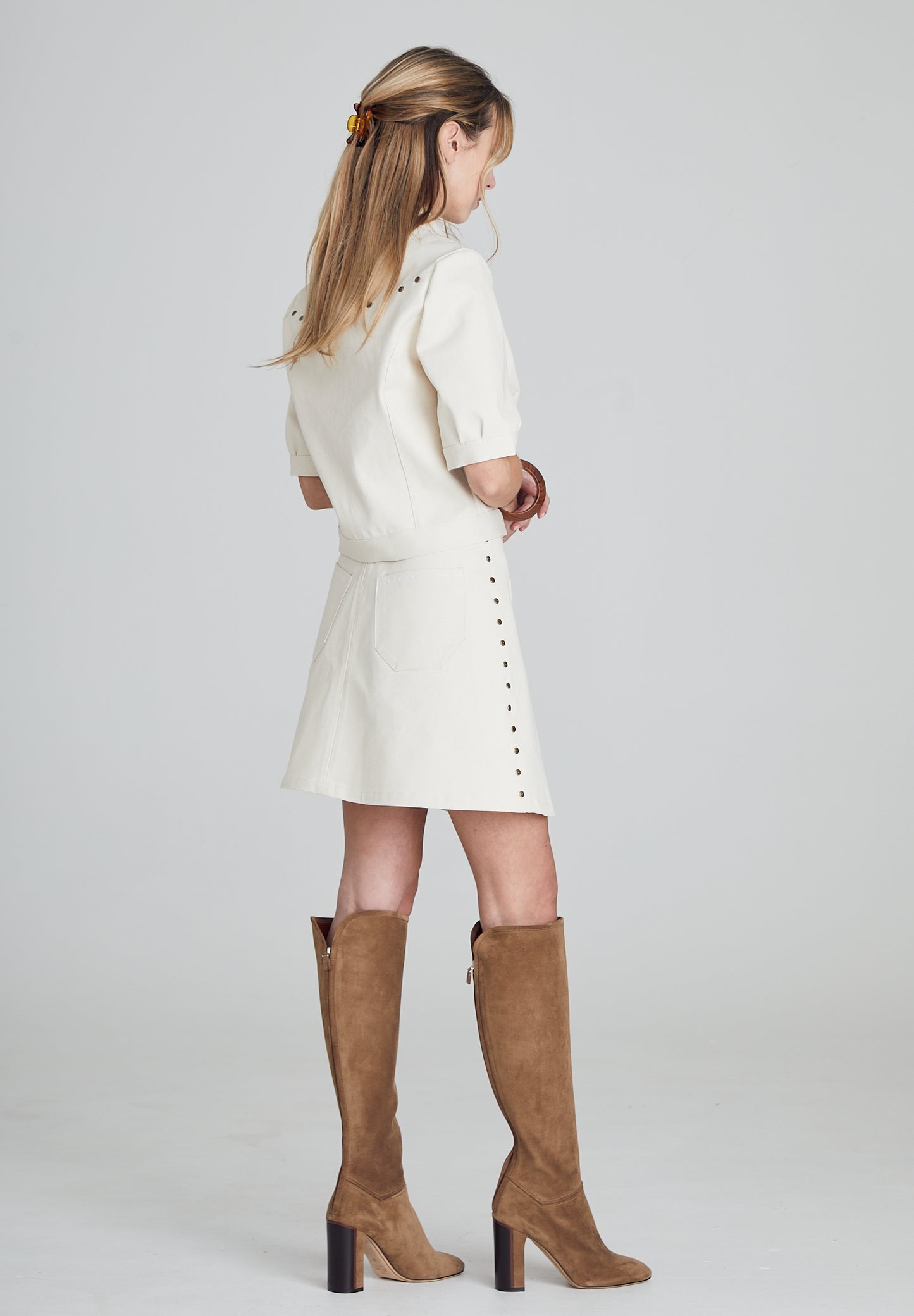 White Denim Jacket