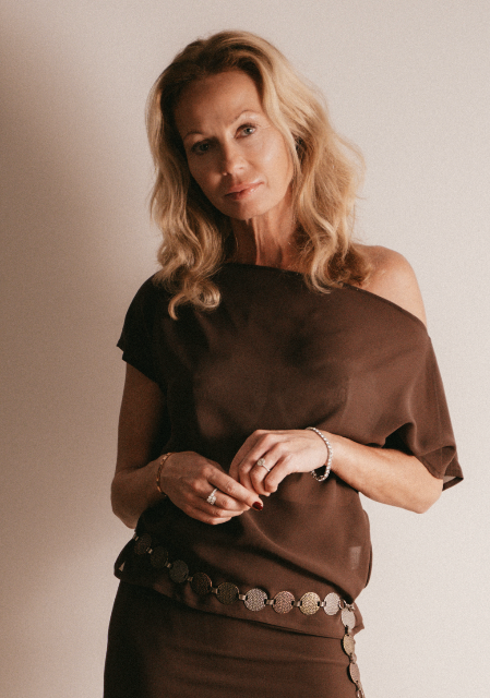 Chocolate Draped Top
