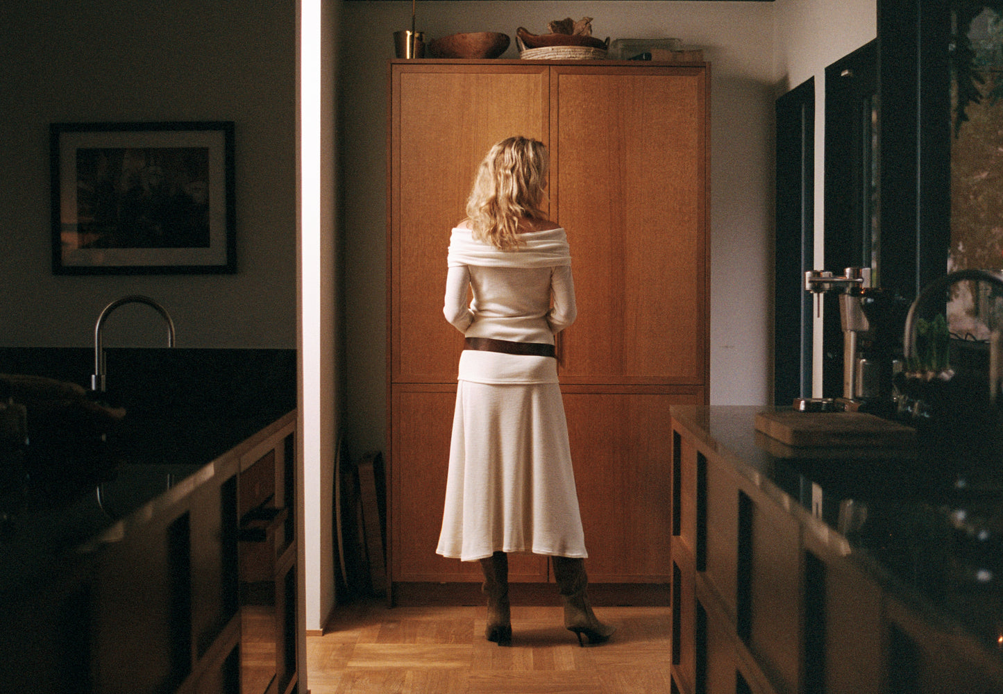 Virgin Wool Skirt Ivory